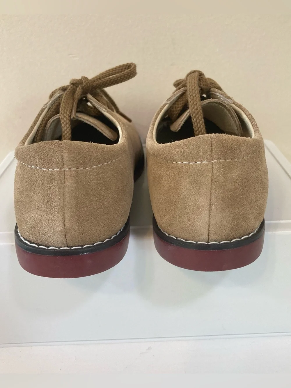 FootMates Bucky Lace Up Leather Oxford Dress Shoes Sz 12.5 Boys